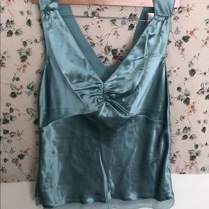 100% silk top